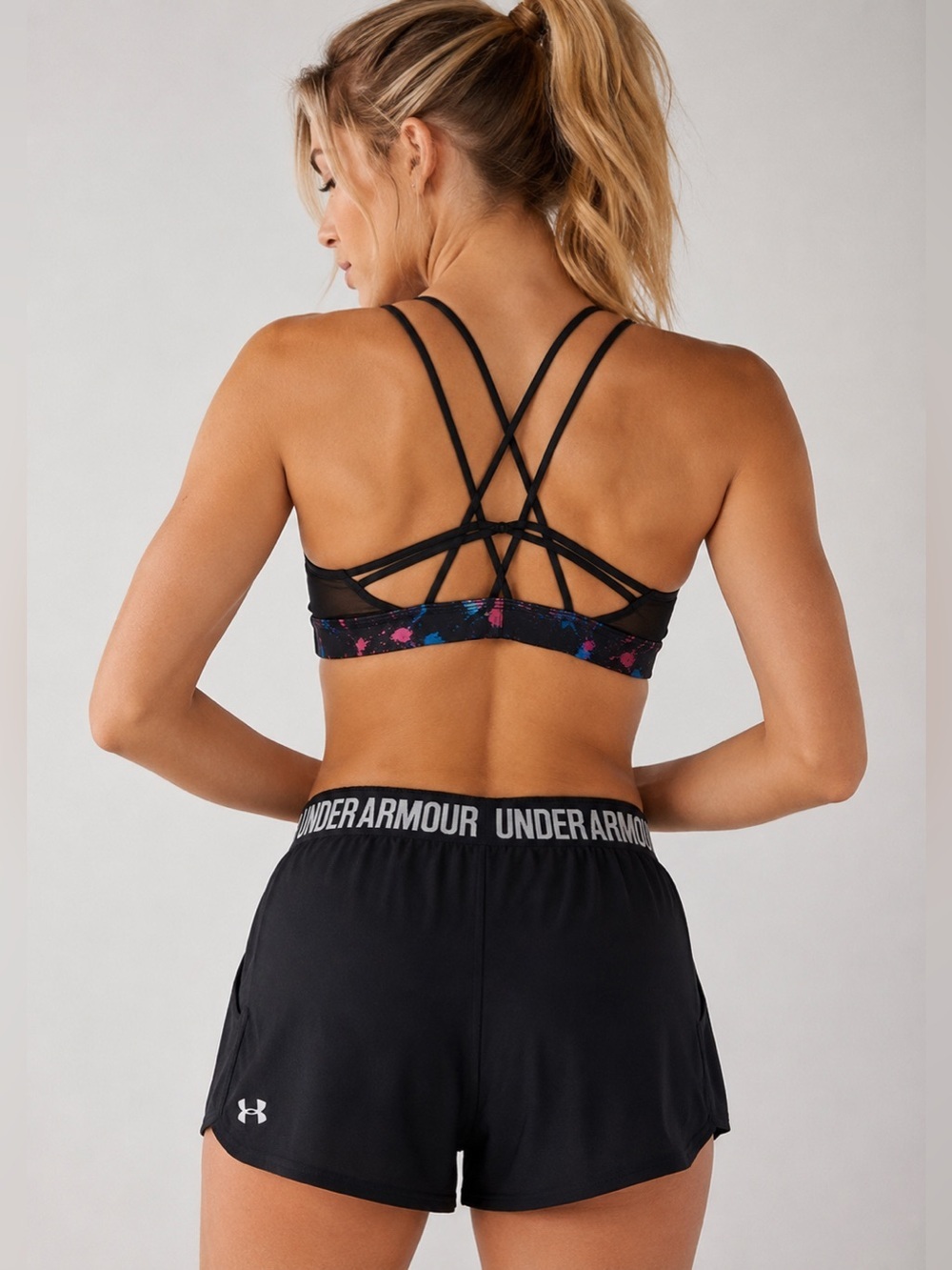 Under Armour HeatGear Black Running Shorts | Size Small